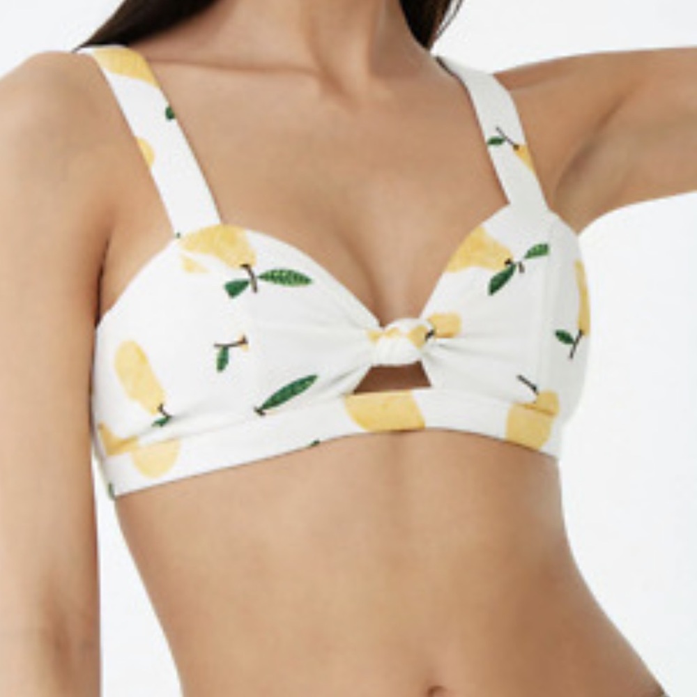 Twist front crop top